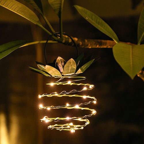 Solar Lights Outdoor Garden Decoration Popular Pineapple Lights Hanging Lights Waterproof Household Lanterns