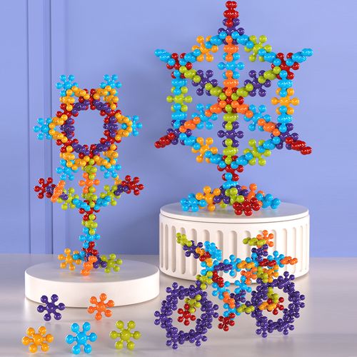 DIY plum blossom building blocks