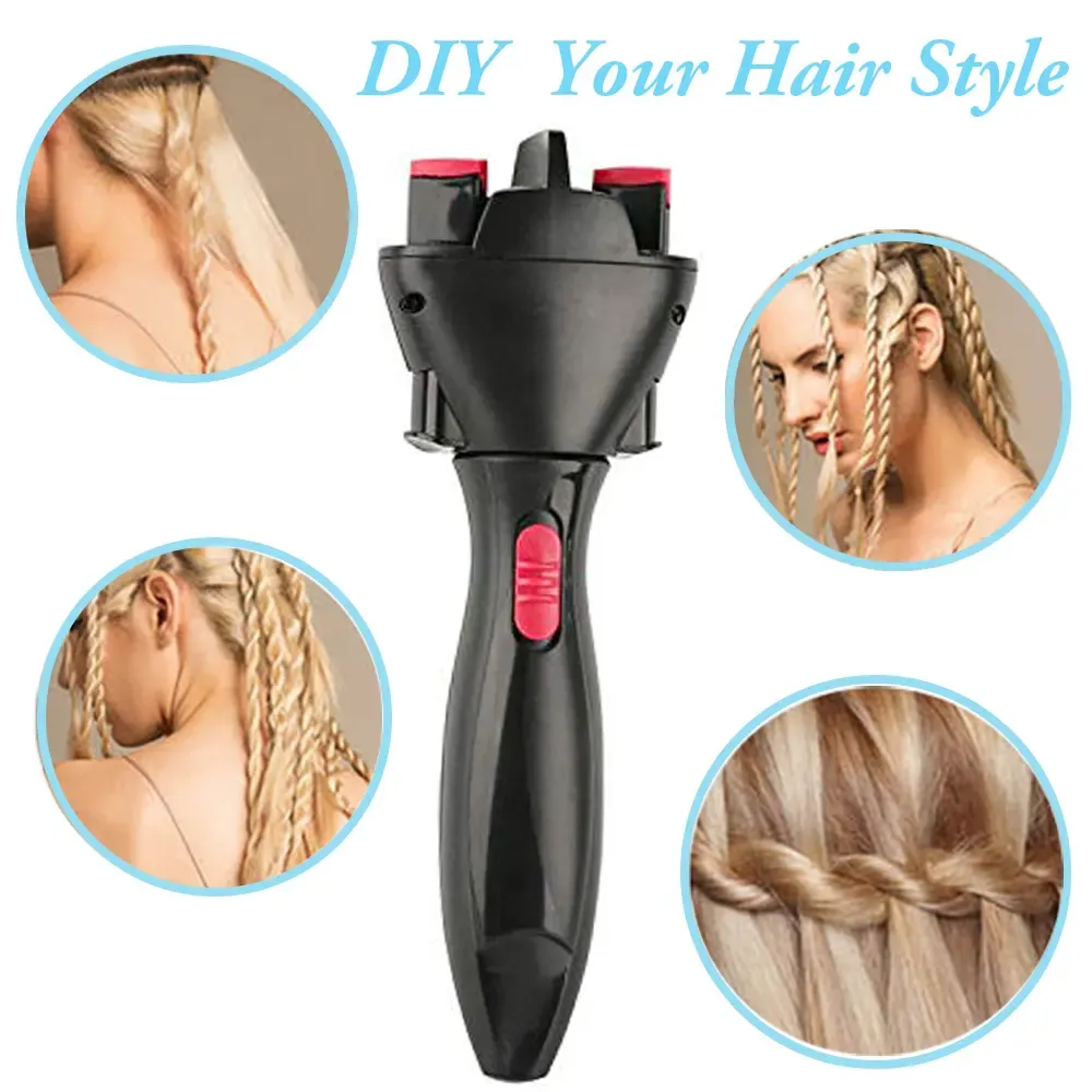 Hot Sale Portable Handheld DIY Hair Braider for Creating Tight to Loose Braids Effortlessly Automatic Hair Braider