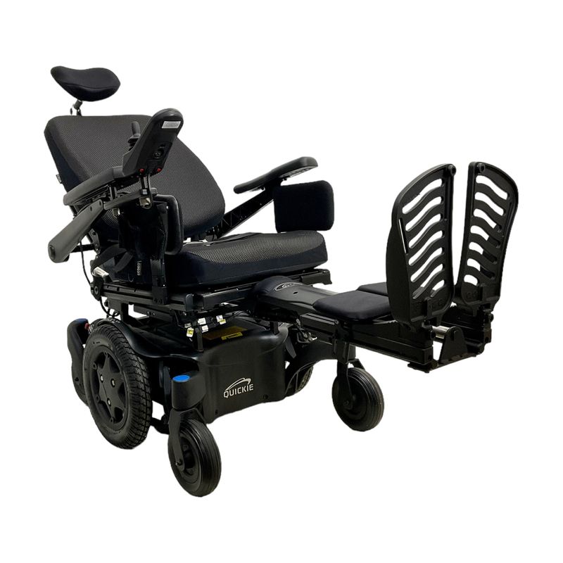 2020 Sunrise Medical Quickie Q500 M Power Chair | 17 x 18 inch Seat | Recline, Power Extending Legs automatic folding mobility scooter USA