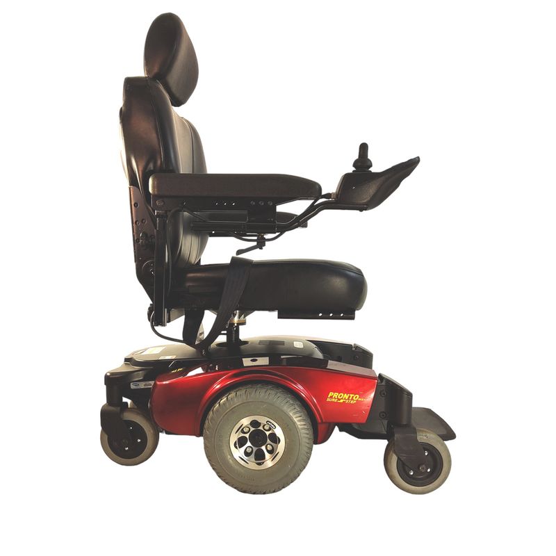 Invacare Pronto M51 Rehab Power Chair | 19 x 19 inch Seat | Folding Backrest lightweight mobility scooter USA
