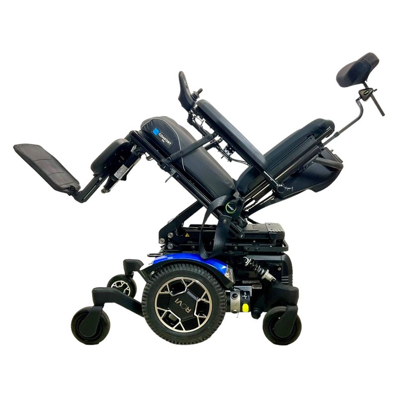 Like-New 2021 Rovi X3 Power Wheelchair | 19 x 17 inch Seat | Seat Elevate, Toggle Switch  travel mobility scooter USA