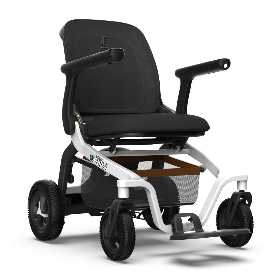 New Golden Technologies Ally GP303 Portable Power Wheelchair | 17 x 16 inch Seat | Lightweight Folding Frame  lightest mobility scooter uk