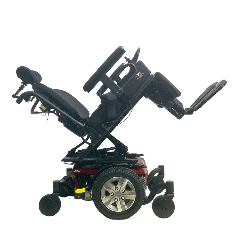 2022 Pride Mobility Quantum J4 HD Power Chair | 23 x 21 inch Seat | Tilt, Power Legs automatic folding mobility scooter USA