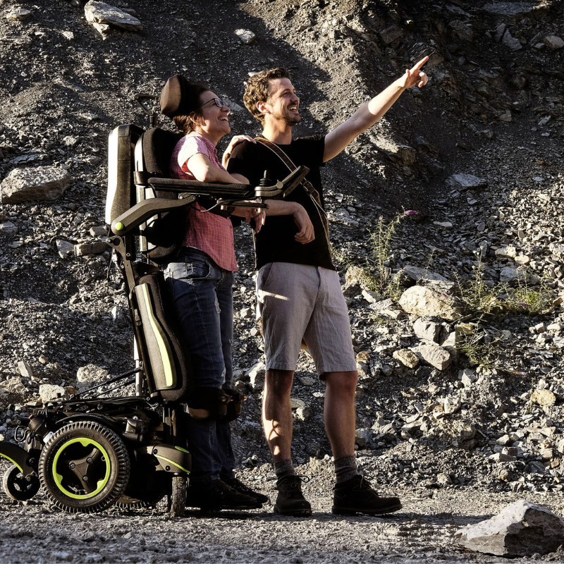 Sunrise Medical Mid-Wheel Drive Power Wheelchair QUICKIE Q700-UP M Sedeo Ergo  second hand mobility scooters uk