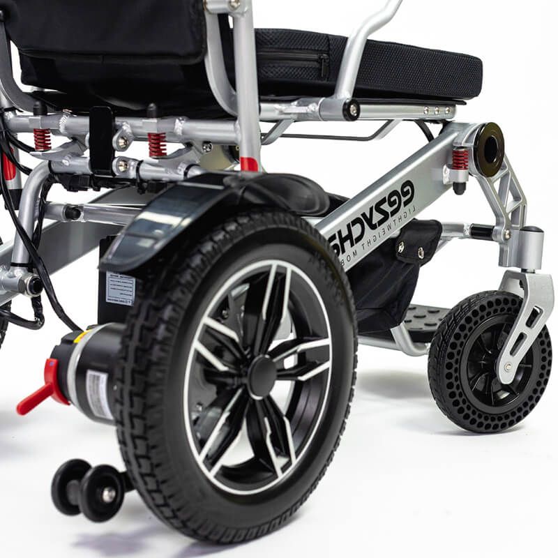 Eezychair Eezy PRO-R Foldable Power Wheelchair  green power mobility scooters uk