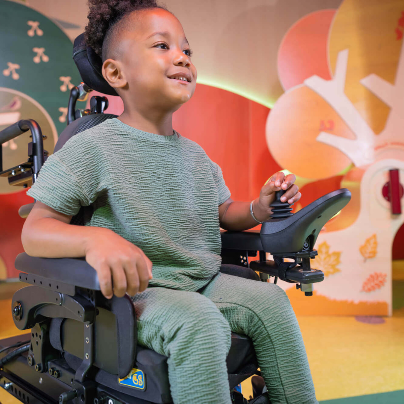 Sunrise Medical Mid-Wheel Drive Pediatric Power Chair ZIPPIE Q300 M Mini Kids  foldable mobility scooters USA