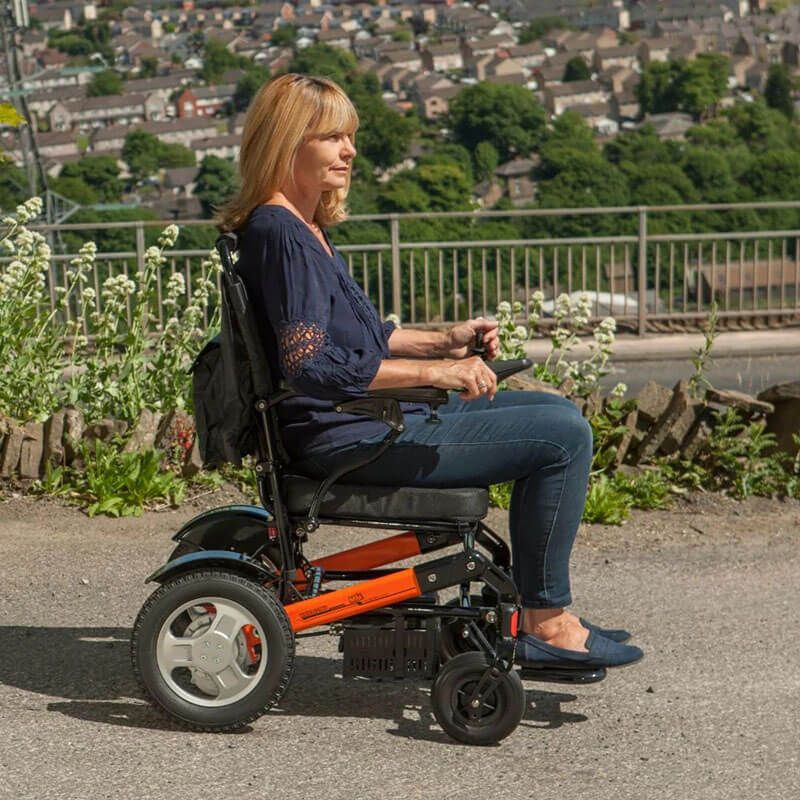 Monarch Ezi-Fold Lightweight Powerchair  electric mobility scooter USA