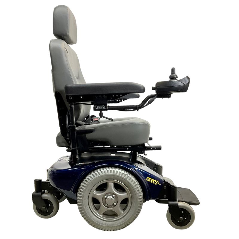 Invacare Pronto M91 Power Chair | 19 x 17 inch Seat | Manual Seat Recline | Foldable Seat folding mobility scooter for heavy  person USA