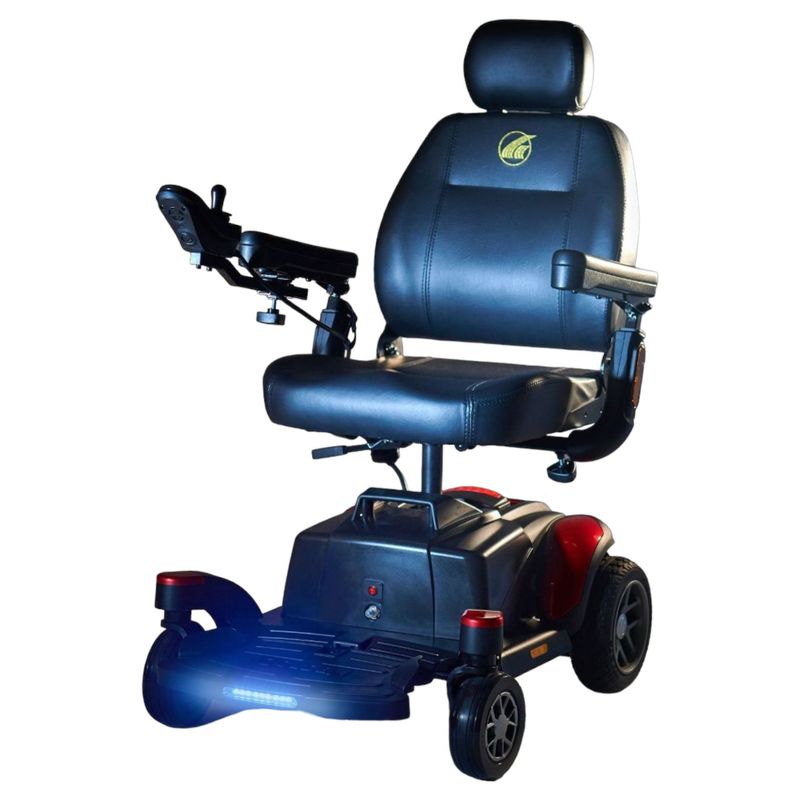 New Golden Technologies BuzzAbout Power Chair | 17 x 16 inch Seat | Motion Sensing LED Lights  lightest mobility scooter uk