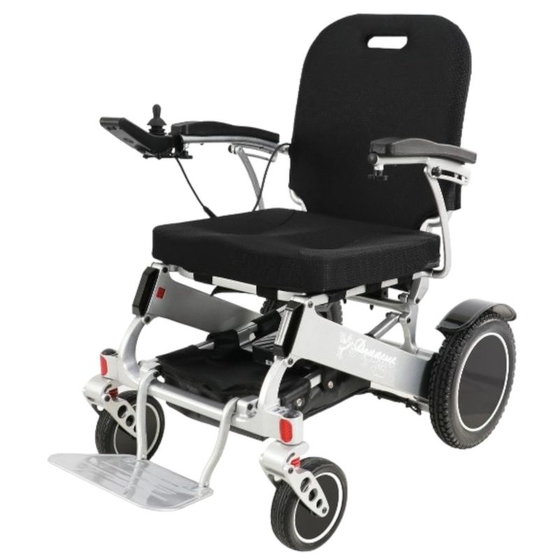 New Pegasus Plus HD Bariatric Foldable Power Chair | 19 x 19 inch Seat | 440 LB Capacity | Lightweight Carbon Fiber Frame  lightest mobility scooter uk