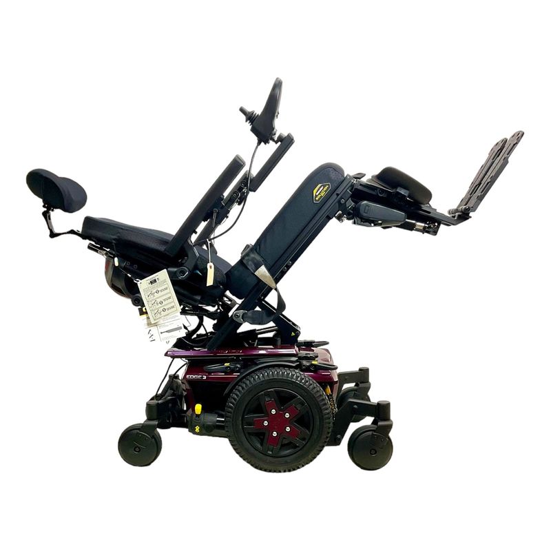 2020 Pride Mobility Quantum Q6 Edge 3 Power Chair | 15 x 19 inch Seat | Tilt, Power Extending Legs | Lighting Kit | Only 1 Mile! folding mobility scooter for heavy  person USA