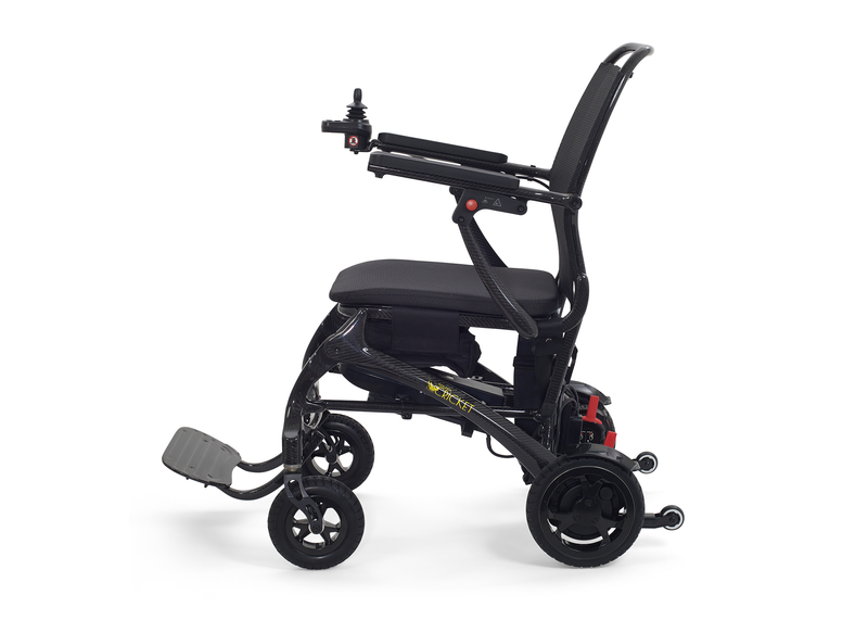 New Golden Technologies Cricket GP302 Folding Power Wheelchair | 17 x 17 inch Seat | Lightweight Foldable Frame  travel mobility scooter USA