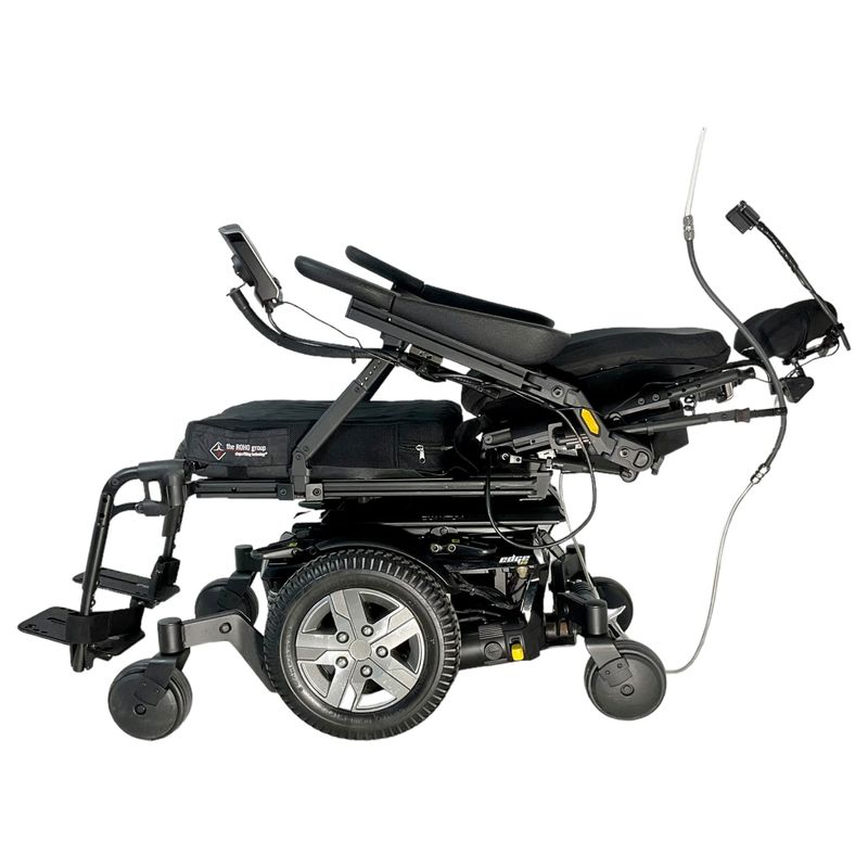 Pride Mobility Quantum Q6 Edge 2.0 Power Chair with Sip and Puff | 16 x 17 inch Seat | Tilt &amp; Recline | Attendant Control  travel mobility scooter USA