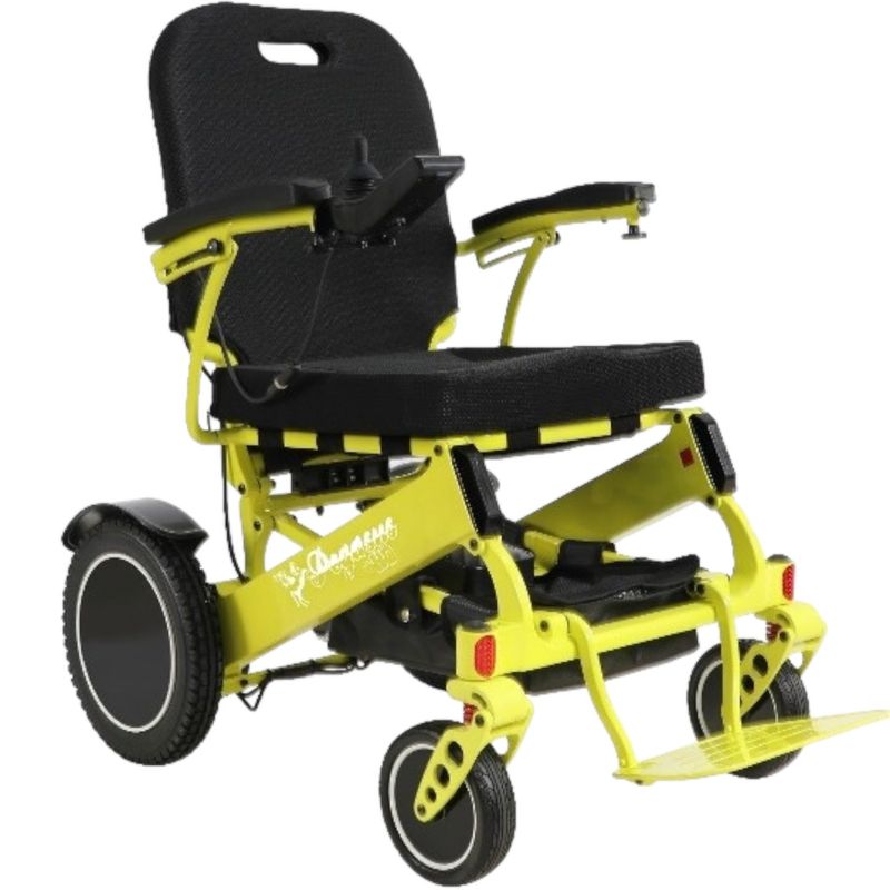 New Pegasus Plus HD Bariatric Foldable Power Chair | 19 x 19 inch Seat | 440 LB Capacity | Lightweight Carbon Fiber Frame  lightest mobility scooter uk
