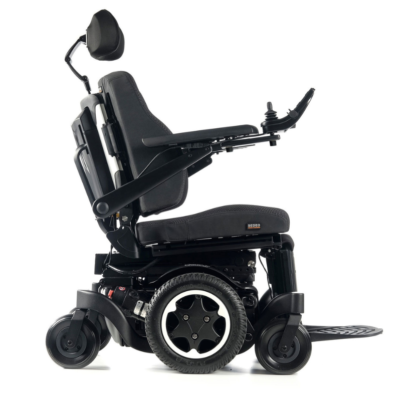 Sunrise Medical Mid-Wheel Drive Power Wheelchair QUICKIE Q500 M Sedeo Pro  second hand mobility scooters uk