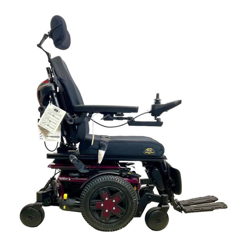2020 Pride Mobility Quantum Q6 Edge 3 Power Chair | 15 x 19 inch Seat | Tilt, Power Extending Legs | Lighting Kit | Only 1 Mile! folding mobility scooter for heavy  person USA