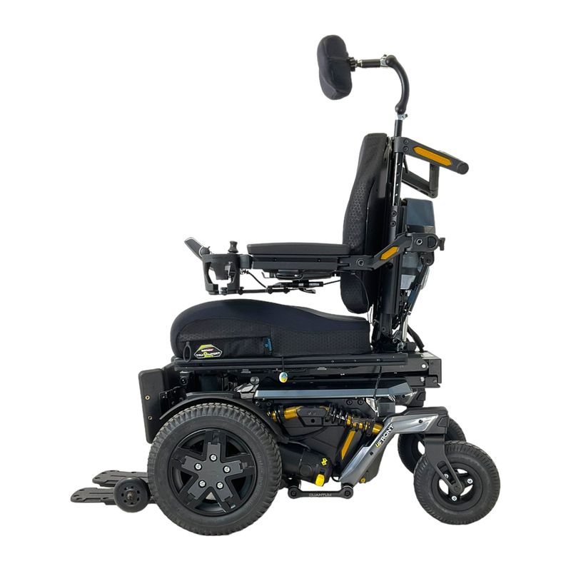 Pride Mobility Quantum 4Front Power Chair | 18 x 20 inch Seat | Seat Elevate mobility scooter hoist prices uk