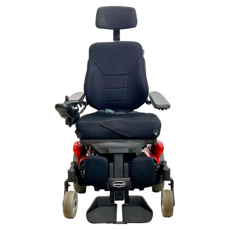Permobil M300 Power Chair with Seat Elevate | 18 x 19 inch Seat | Contoured Backrest  cost of mobility scooters USA