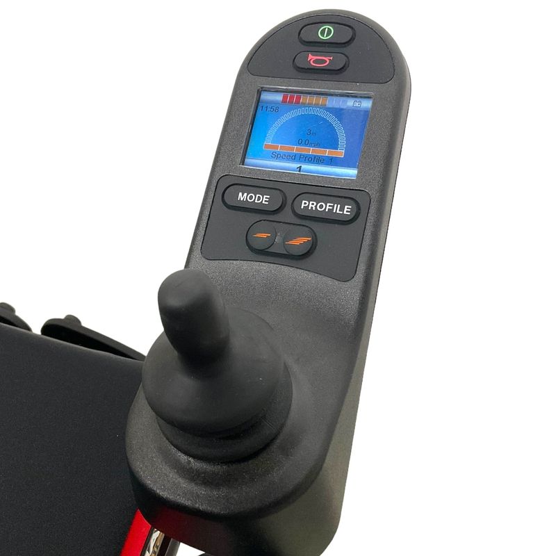 Sunrise Medical Quickie Pulse 6 Power Chair | 18 x 19 inch Seat | Tilt &amp; Power Extending Legs | Only 3 Miles!  lightest mobility scooter uk