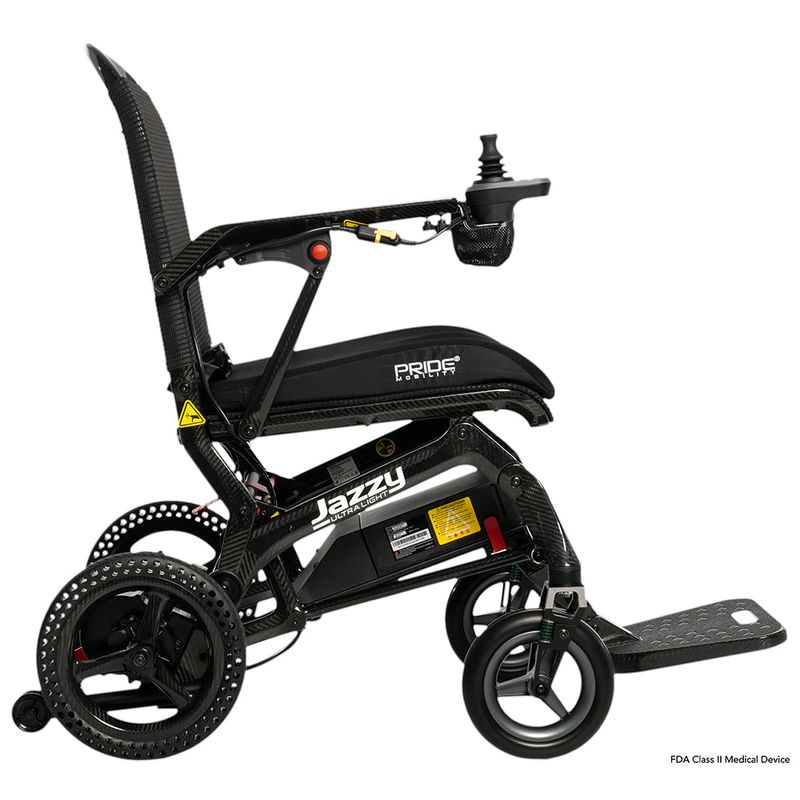 New Pride Mobility Jazzy Ultra Light Portable Power Chair | 18 x 18 inch Seat | Lightweight 33 LBS. Frame  cost of mobility scooters USA