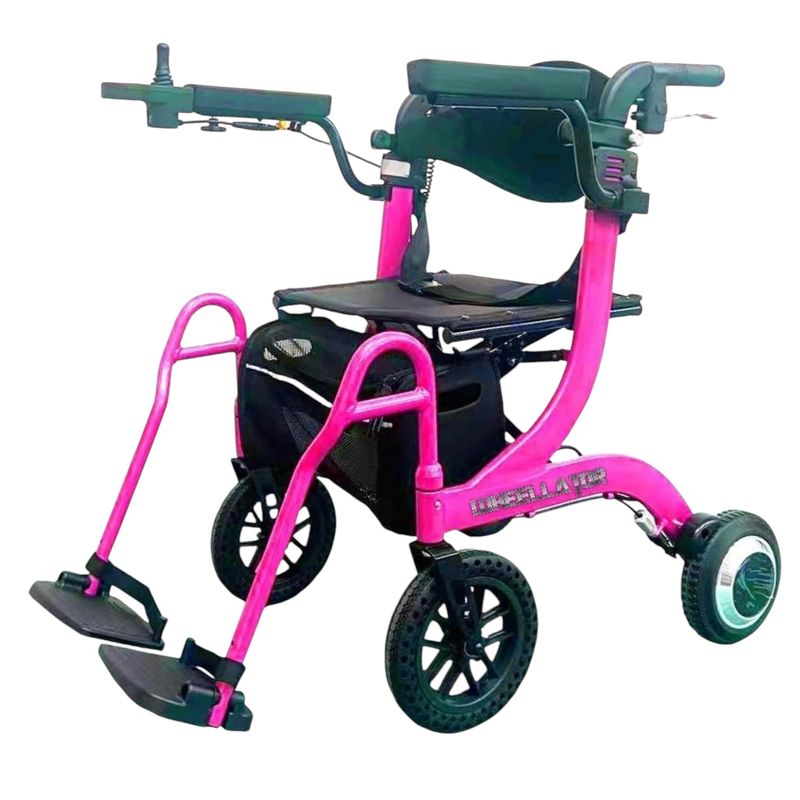 New Wheellator 3 In 1 Hybrid Power Wheelchair &amp; Power Rollator | Discover Your Mobility | Lightweight Folding Frame  cost of mobility scooters USA