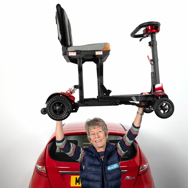 Mway  Genius Lightweight Folding Mobility Scooter  green power mobility scooters uk