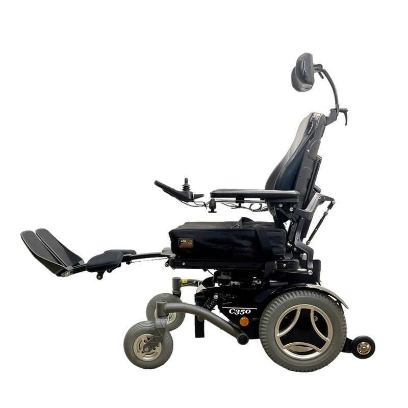 Permobil C350 Power Chair | 19 x 18 inch Seat | Tilt, Recline, Power Extending Legs folding mobility scooter for heavy  person USA