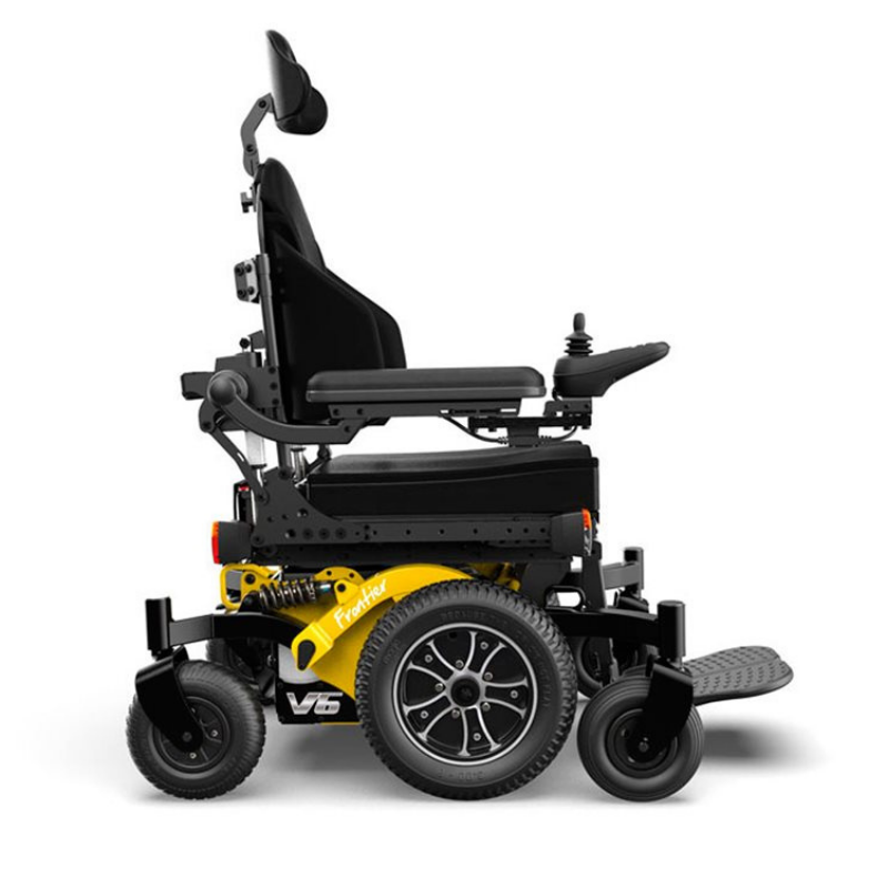 Sunrise Medical All-Terrain Mid-Wheel Drive Power Wheelchair Magic Mobility Frontier V6  foldable mobility scooters USA