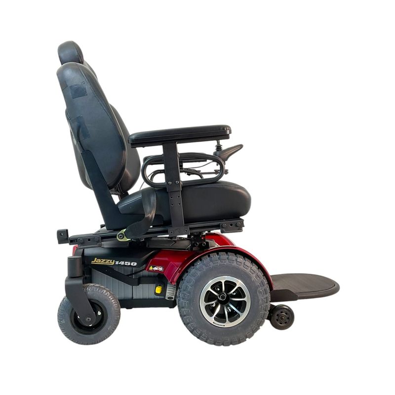 Pride Mobility Jazzy 1450 Heavy-Duty Power Wheelchair | 30 x 20 inch Seat | 600 LBS. Weight Capacity  cost of mobility scooters USA