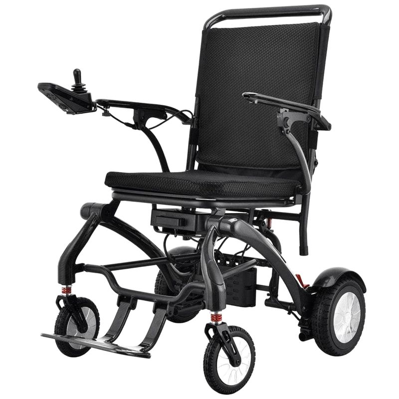 Matrix Ultra Lightweight Folding Electric Wheelchair | 16 x 16 inch Seat | Carbon Fiber Frame  cost of mobility scooters USA