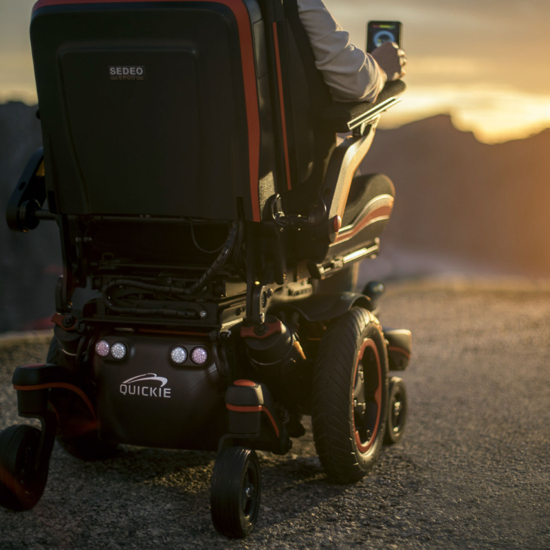 Sunrise Medical Mid-Wheel Drive Power Wheelchair QUICKIE Q700 M Sedeo Ergo  second hand mobility scooters uk