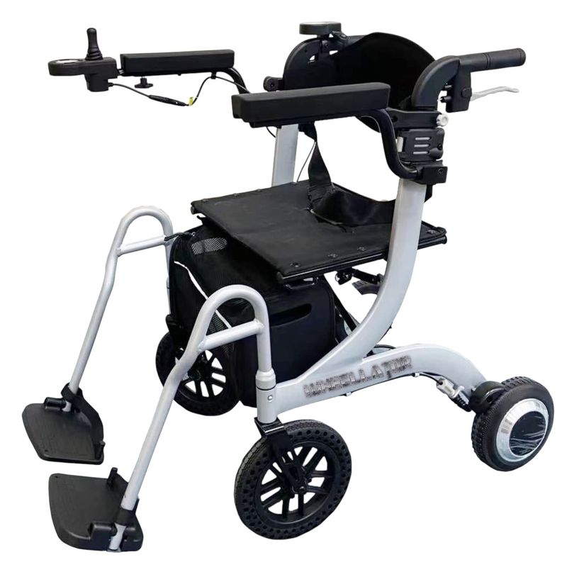 New Wheellator 3 In 1 Hybrid Power Wheelchair &amp; Power Rollator | Discover Your Mobility | Lightweight Folding Frame  cost of mobility scooters USA