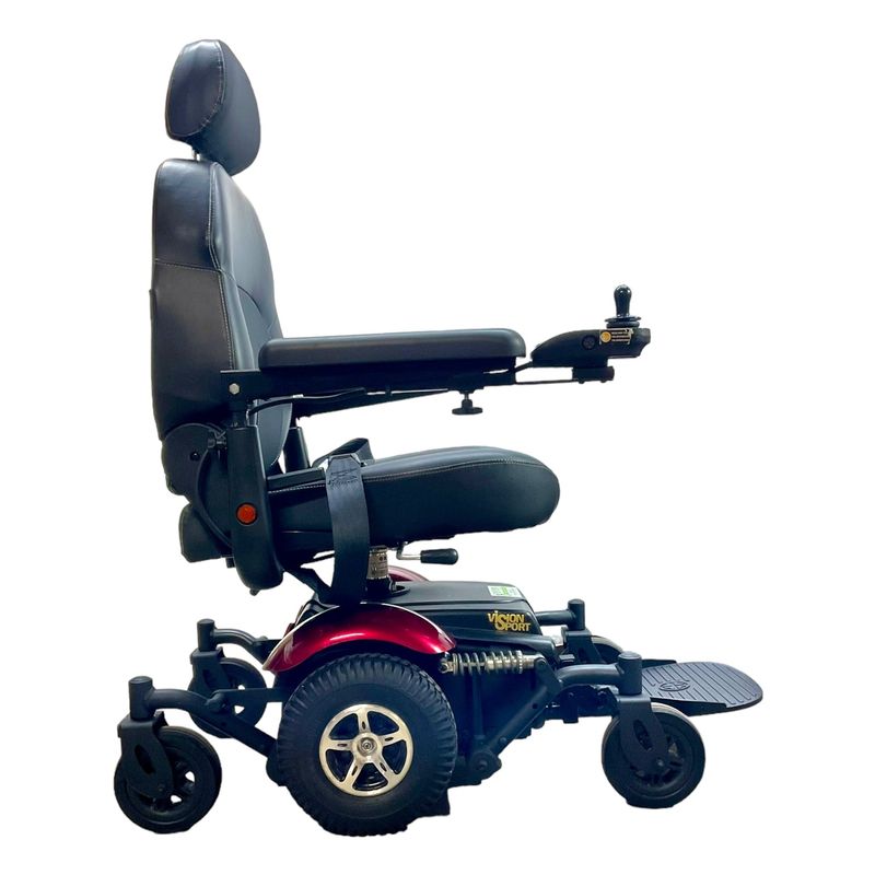 2019 Merits Vision Sport Power Wheelchair with Swiveling Seat | 20 x 18 inch Seat | Folding &amp; Reclining Backrest  cost of mobility scooters USA