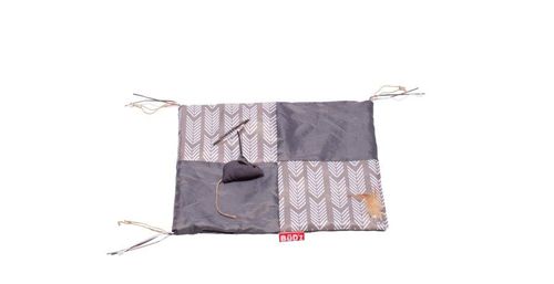 BUD'Z JOUET POUR CHAT - TAPIS DE JEUX GRIS 14.5"X17.5"