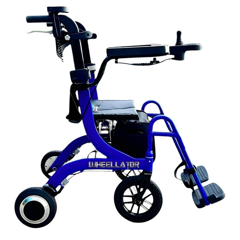 New Wheellator 3 In 1 Hybrid Power Wheelchair &amp; Power Rollator | Discover Your Mobility | Lightweight Folding Frame  cost of mobility scooters USA