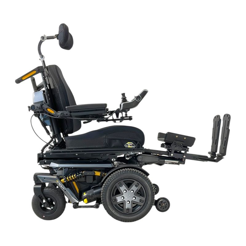 Pride Mobility Quantum 4Front Power Chair | 18 x 20 inch Seat | Seat Elevate mobility scooter hoist prices uk
