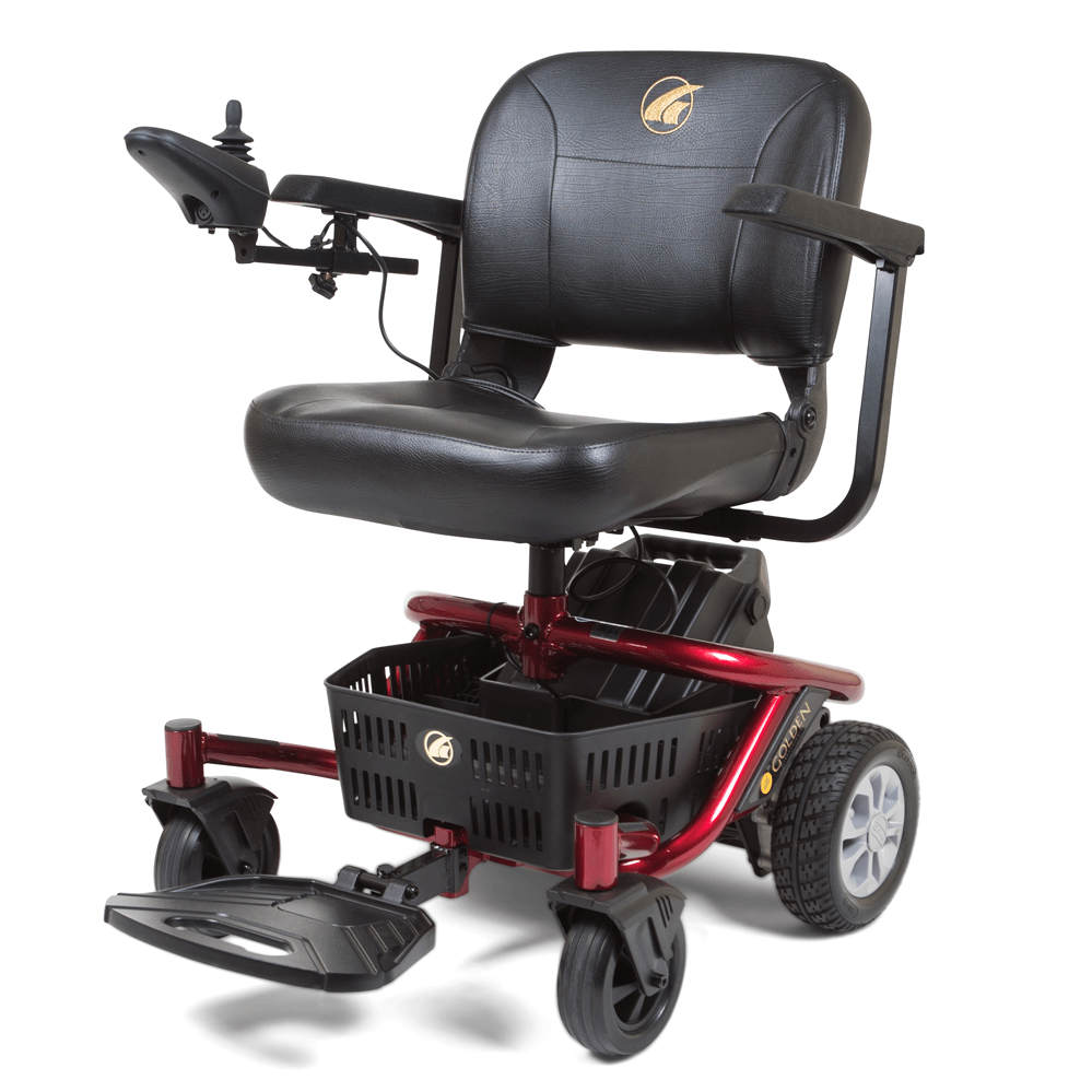 New Golden Technologies Literider Envy Portable Power Chair | 17 x 16 Seat lightweight mobility scooter USA