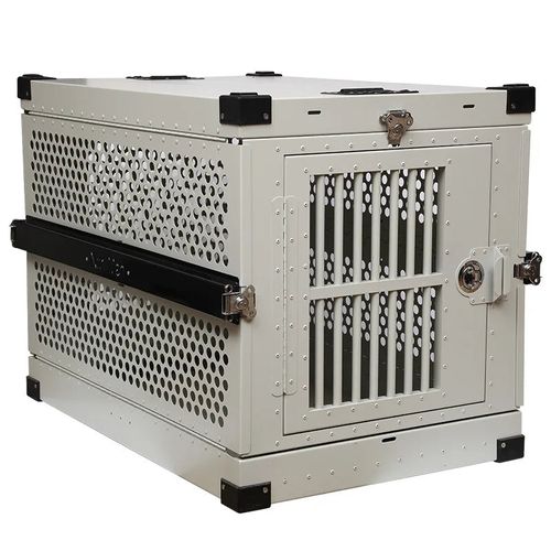 Popular in USA collapsible S M L portable aluminum dog airline crates