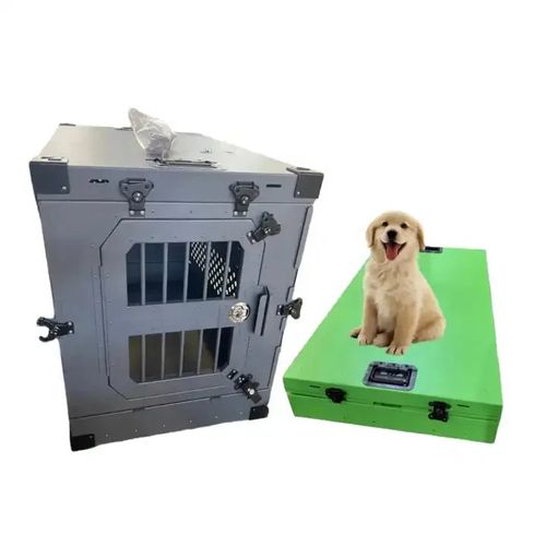 Quality Assurance Eco-Friendly Stackable Dog Crate Outdoor Portable Dog Crate Collapsable