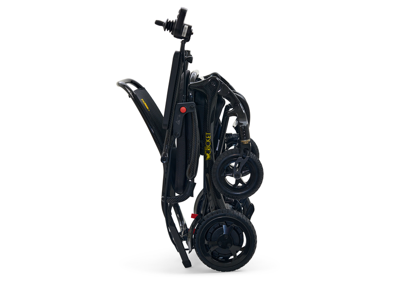 New Golden Technologies Cricket GP302 Folding Power Wheelchair | 17 x 17 inch Seat | Lightweight Foldable Frame  travel mobility scooter USA