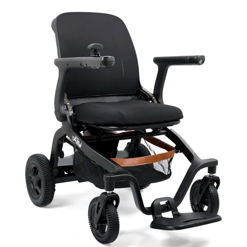 New Golden Technologies Ally GP303 Portable Power Wheelchair | 17 x 16 inch Seat | Lightweight Folding Frame  lightest mobility scooter uk