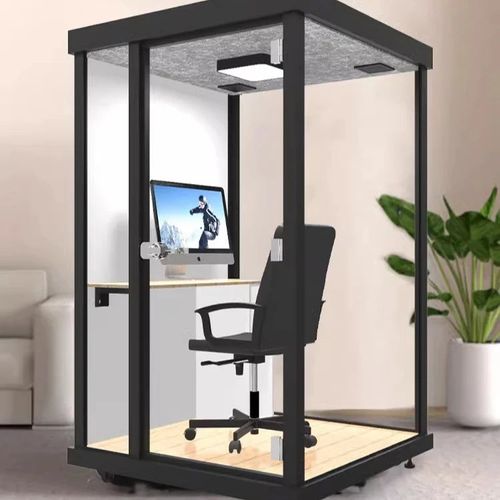 Custom wholesale work pod office meeting room booth soundproof acoustic meeting private office pod silence phone