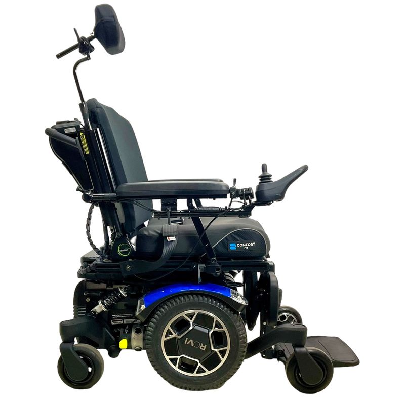 Like-New 2021 Rovi X3 Power Wheelchair | 19 x 17 inch Seat | Seat Elevate, Toggle Switch  travel mobility scooter USA