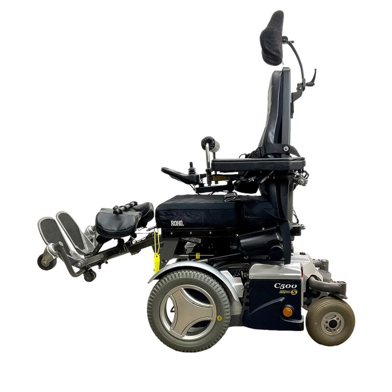 Permobil C500 Vertical Standing Power Chair | 17 x 18 inch Seat | Seat Elevate automatic folding mobility scooter USA