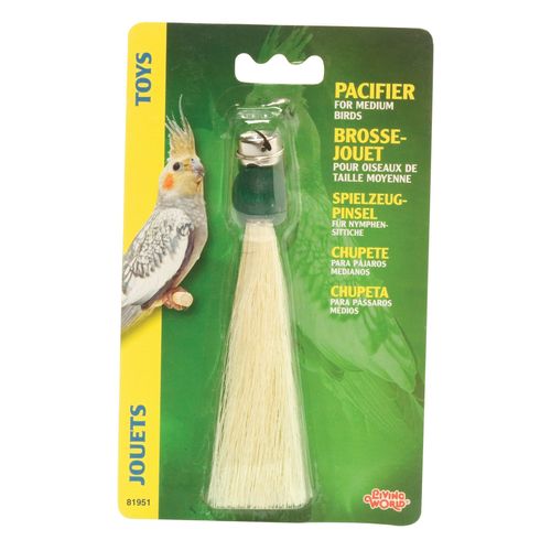 Brosse-jouet Living World pour oiseaux moyens