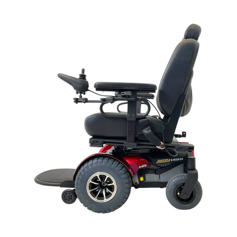 Pride Mobility Jazzy 1450 Heavy-Duty Power Wheelchair | 30 x 20 inch Seat | 600 LBS. Weight Capacity  cost of mobility scooters USA
