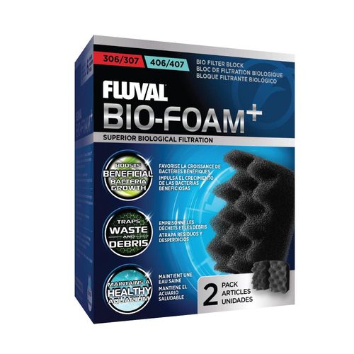 Blocs de mousse filtrante BioFoam + paquet de 2 Série 306/307 et 406/407 Fluval