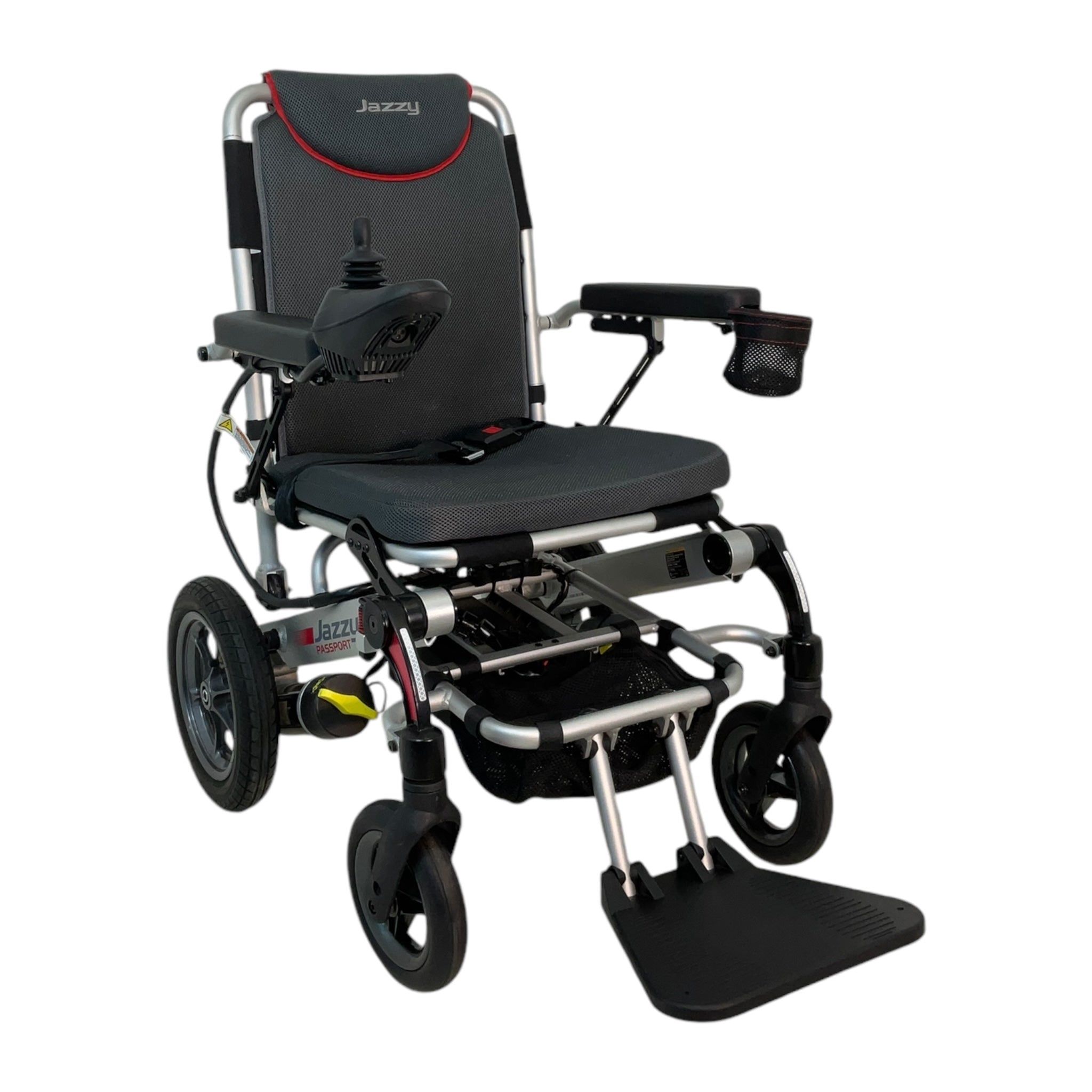 Pride Mobility Jazzy Passport Power Wheelchair | 16.5 x 17.5 in Seat | Portable Folding Frame  motability co uk scooters