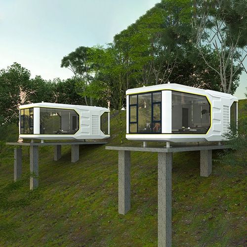 Outdoor Space Capsule Movable Homes Mobile Prefab House Container Tiny Prefabricated Houses